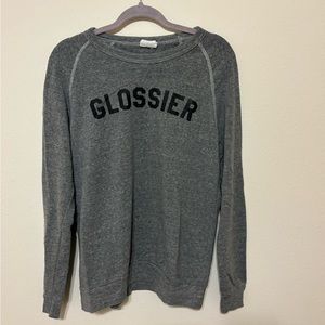 Glossier Gray Sweatshirt